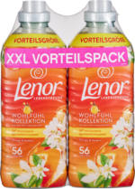 Denner Lenor Weichspüler Orange & Verbene, 2 x 56 cicli di lavaggio, 2 x 1,4 litri - al 04.03.2024