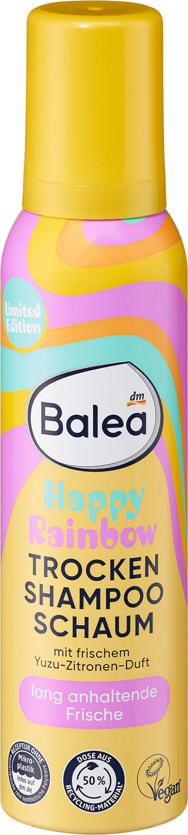 Balea Trockenshampoo Schaum Happy Rainbow