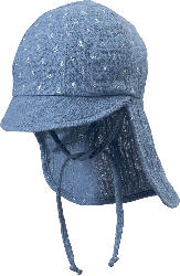 ALANA Schirmmütze aus Musselin mit Anker-Muster, blau, Gr. 46/47