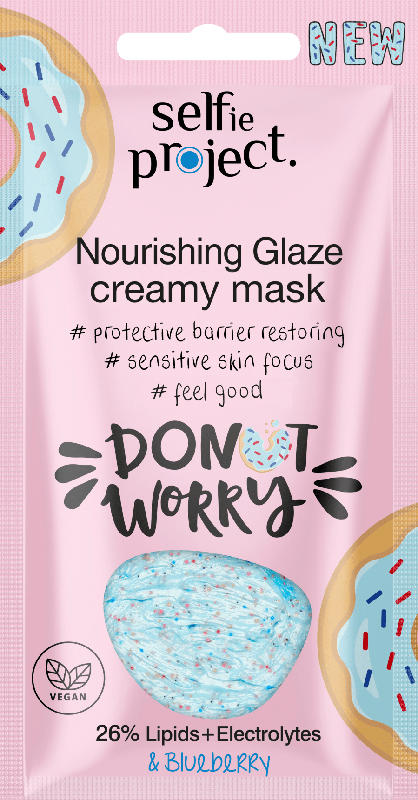 Selfie Project Gesichtsmaske Donut Worry Recovering Glaze Wash-Off Mask