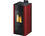 Hornbach Wasserführender Pelletofen FreePoint Hydro Tesis Stahl bordeaux 23 kW
