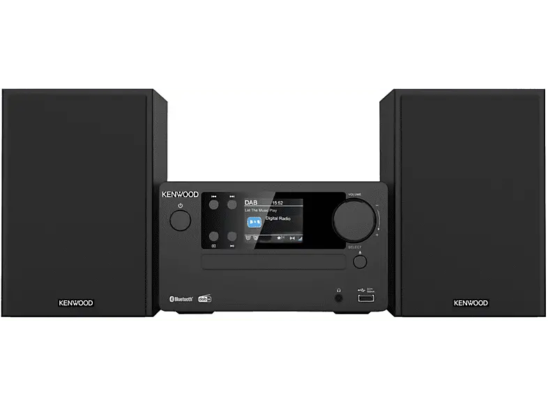 Kenwood M-725DAB-B Micro HiFi-System, schwarz