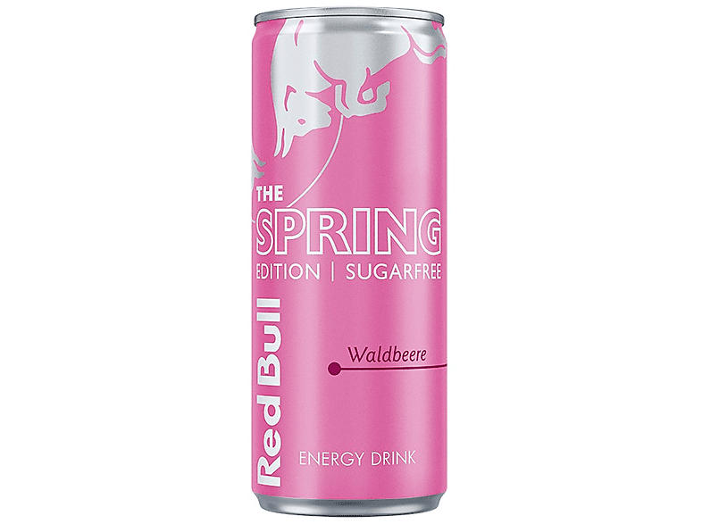 Red Bull 874135 Spring Edition Sugarfree Waldbeere, Energy Drink, 1x 0,25 l