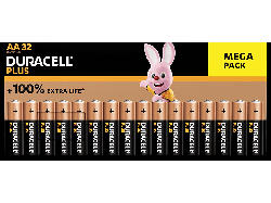 Duracell Plus AA Batterie, 32er Promo Pack