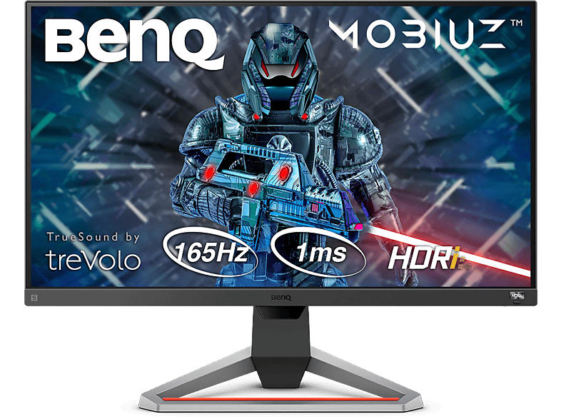 BenQ Gaming Monitor EX2710S, 27 Zoll, FHD, 165Hz, 1ms MPRT, IPS, 400cd, HDRi, 99% sRGB, Dunkelgrau