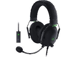 Razer BlackShark V2 HyperSpeed Gaming Headset, Over-Ear, Bluetooth, Akku, USB-C, 100dB, 50mm Treiber, Schwarz