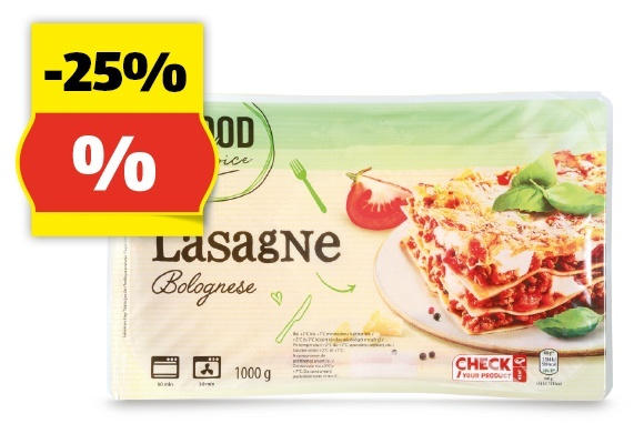 GOOD CHOICE Lasagne, 1 kg