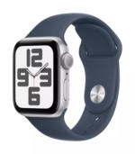 ЗОРА Смарт часовник Apple Watch SE2 v2 40mm Silver/Blue Band M/L mre23 , 1.57 , Apple S8 SiP 64-bit Dual Core , 32 , 40.00