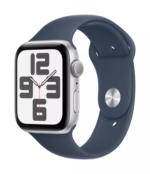 ЗОРА Смарт часовник Apple Watch SE2 v2 40mm Silver/Blue Band S/M mre13 , 1.57 , Apple S8 SiP 64-bit Dual Core , 32 , 40.00