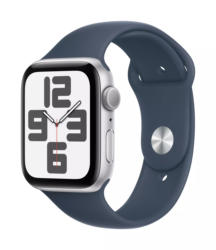 Смарт часовник Apple Watch SE2 v2 40mm Silver/Blue Band S/M mre13 , 1.57 , 32 , 40.00 , Apple S8 SiP 64-bit Dual Core
