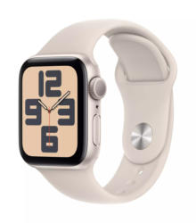 Смарт часовник Apple Watch SE2 v2 40mm Starlight/Star Band M/L mr9v3 , 1.57 , Apple S8 SiP 64-bit Dual Core , 32 , 40.00