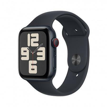 Смарт часовник Apple Watch SE2 v2 Cell 44mm Midnight/Mid Band M/L mrh83