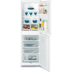 Хладилник с фризер Indesit CAA 55 1*** , 254 l, F , Бял , Статична