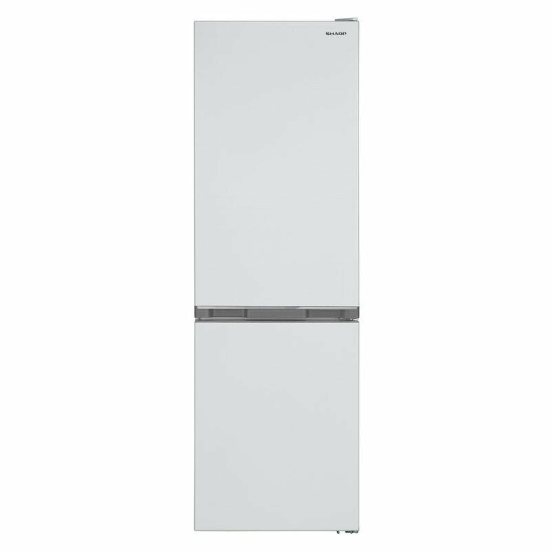 Хладилник с фризер Sharp SJ-BA10DMXWF*** , 331 l, F , No Frost , Бял