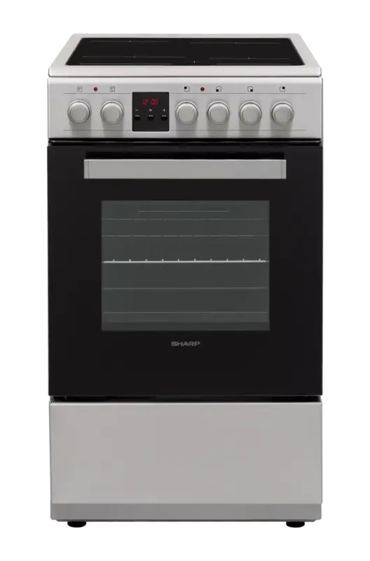 Готварска печка (ток) Sharp KF-56FVDD22IMK-CH , INOX , Керамични