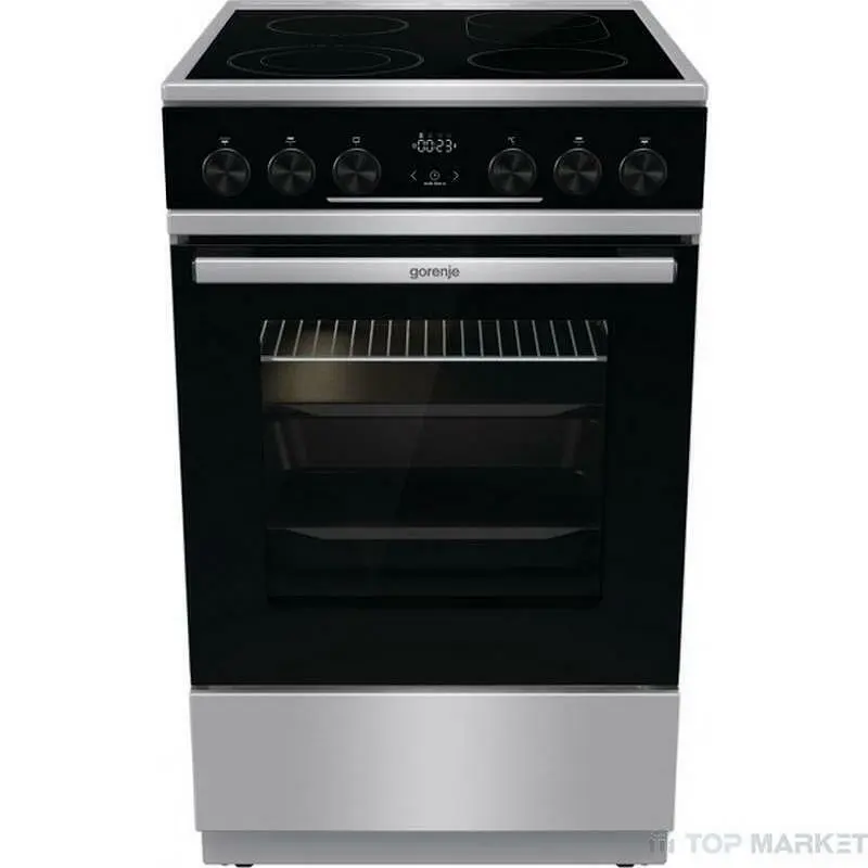Готварска печка (ток) Gorenje GEC5C61XPA , INOX , Керамични
