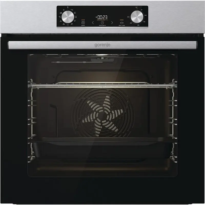 Фурна за вграждане Gorenje BO6735E02X , 77 , Push бутони , А , Водно почистване