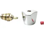 Hornbach Oberteil mit Haubengriff 1/2" verchromt/warm