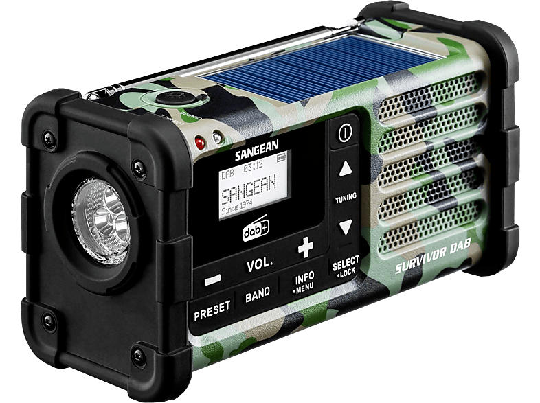 Sangean MMR-88 DAB+ Digital-Radio, camouflage