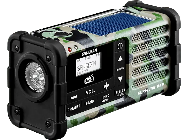 Sangean MMR-88 DAB+ Digital-Radio, camouflage