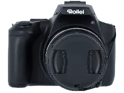 Rollei Powerflex 10x Bridgekamera, 8 MP, Optischer Zoom, 4K/24p, f2.8-3.1, 3 Zoll Display, WLAN, Schwarz