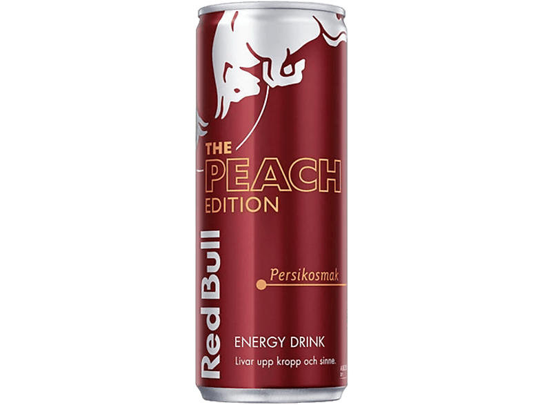 Red Bull 874255 Peach Edition, Energy Drink, 1x 0.25 l