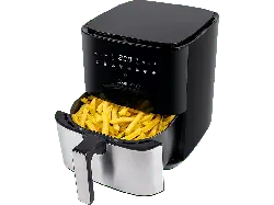 Clatronic FR3782H Heißluftfritteuse (5 l, 1450 Watt, Edelstahlfront)