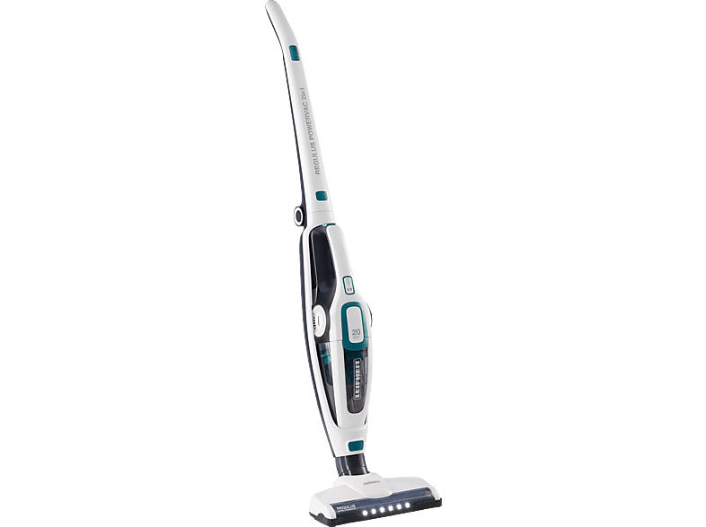 Leifheit 11925 Regulus Powervac 2in1 Akku Staubsauger (Akkulaufzeit: 40 min, Weiß)