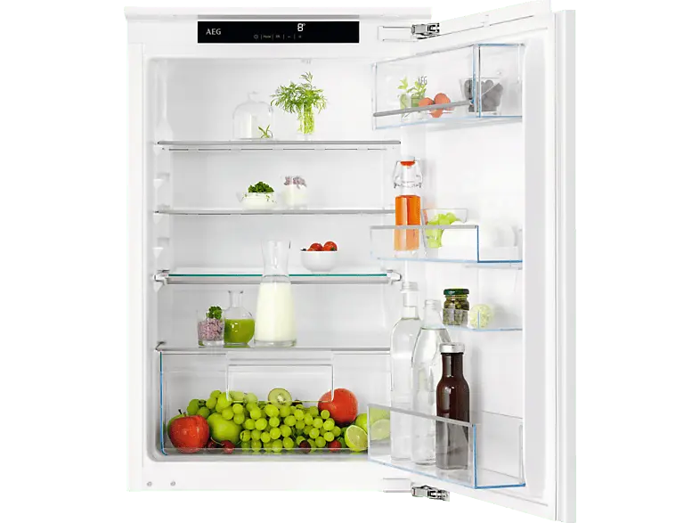 AEG TSK5O88WDF Serie 5000 OptiSpace Kühlschrank, Festtür (D, 873 mm hoch, Weiß, 137 l)