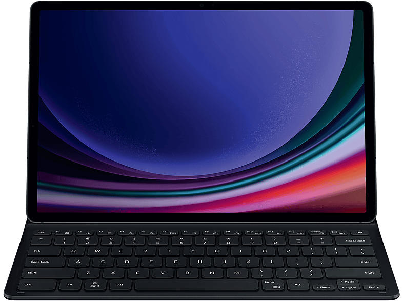 Samsung Book Cover Keyboard Slim für Galaxy Tab S9+, Schwarz; Schutzhülle