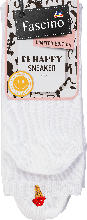 dm-drogerie markt Fascino Sneaker Socken mit Eis-Stickerei, weiß, Gr. 35-38 - bis 31.03.2024