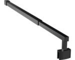 Hornbach Stabilisationsbügel Form & Style Modena eckig 730 - 1200 mm ausziehbar schwarz matt