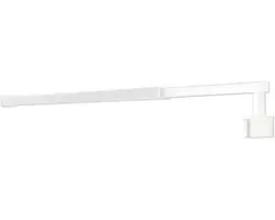 Stabilisationsbügel Form & Style Modena eckig 730 - 1200 mm ausziehbar weiß matt