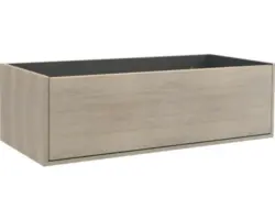 Waschbeckenunterschrank Jungborn Nove 100x30x46 cm ohne Waschbecken tabak eiche matt