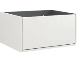 Waschbeckenunterschrank Jungborn Nove 60x30x46 cm ohne Waschbecken weiß matt