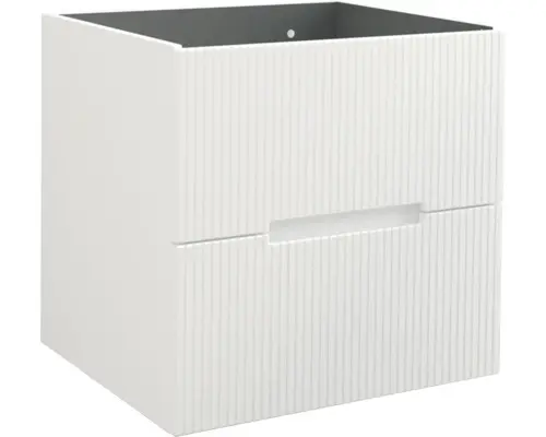 Waschbeckenunterschrank Jungborn Sedici 60x57x50 cm ohne Waschbecken weiß matt