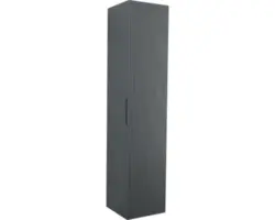 Hochschrank Jungborn Quattro Sedici 35x160x35 cm schwarz matt