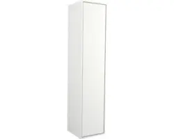 Hochschrank Jungborn Nove 35x160x35 cm weiß matt
