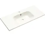 Hornbach Möbelwaschtisch Pelipal Noventa eckig 101x46 cm weiß