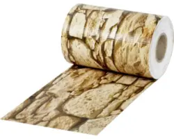 Sichtschutzstreifen Doppelstabmatte 2050 cm x 19 cm beige