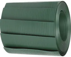 Sichtschutzstreifen Doppelstabmatte 251,5 cm x 19,2 cm grün