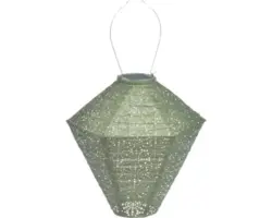 Solarleuchte Lumiz Sashiko hellgrün