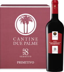 Cantine Due Palme Sedotto Primitivo di Puglia IGP, Italie, Les Pouilles, 2021, 6 x 75 cl