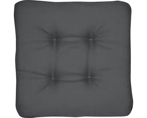 Sitzkissen Doppler Look 45 x 45 cm anthrazit