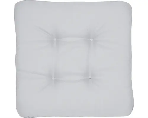 Sitzkissen Doppler Look 45 x 45 cm hellgrau