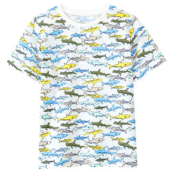 Jungen T-Shirt mit Hai-Motiven allover