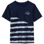 Ernsting's family Jungen T-Shirt mit Streifen-Print - bis 21.04.2024