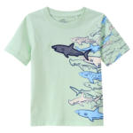 Ernsting's family Jungen T-Shirt mit Hai-Motiven - bis 30.03.2024