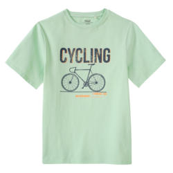 Jungen T-Shirt mit Fahrrad-Motiv
