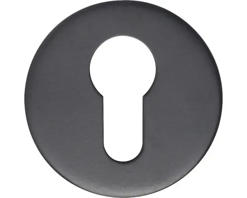 Rosette Profilzylinder PZ Pertura schwarz